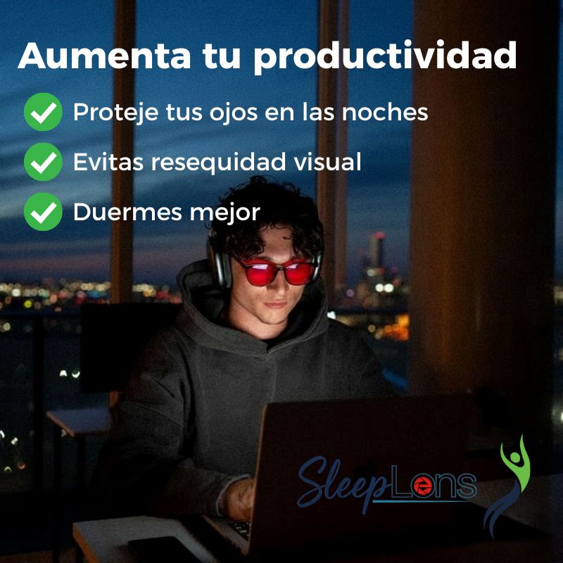 Gafas Sleep Lens - bloqueo de luz azul